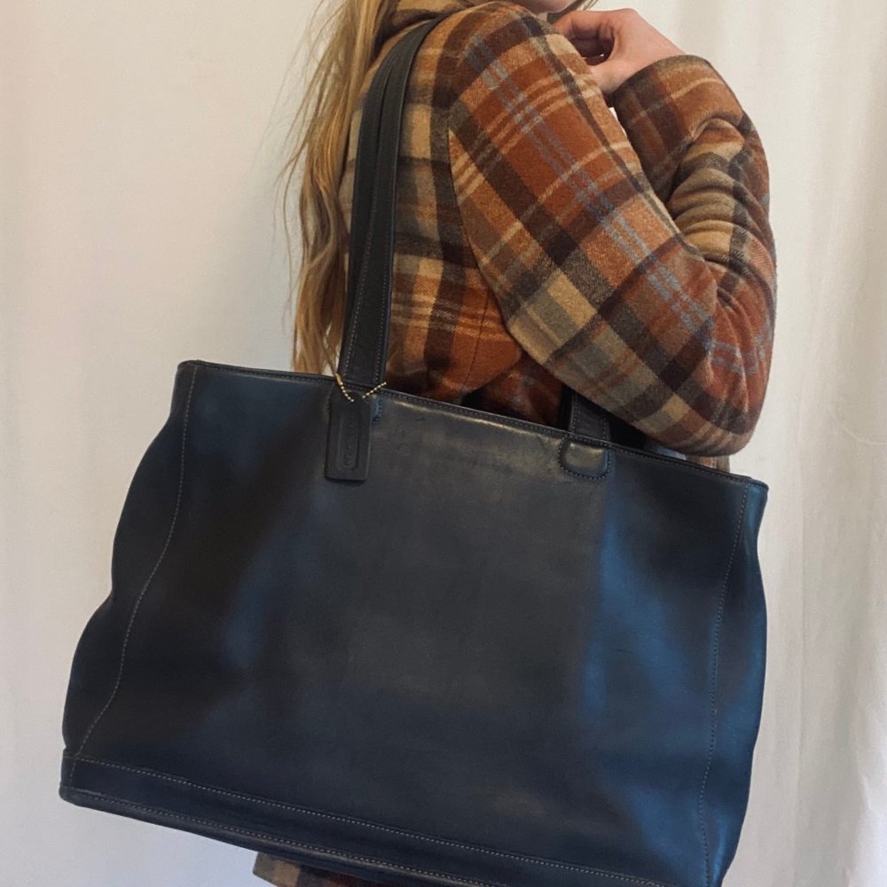 COACH Vintage 90s Bleecker XL Tote Bag 9306